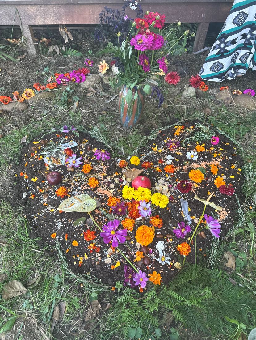 Coração de flores